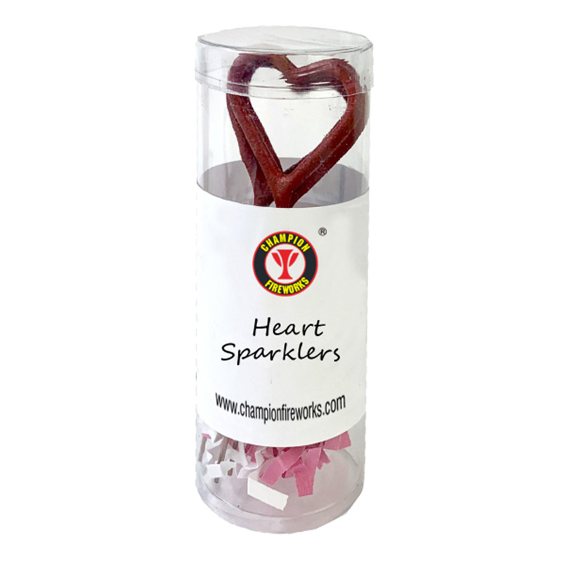 I-Mini Red Heart Sparklers