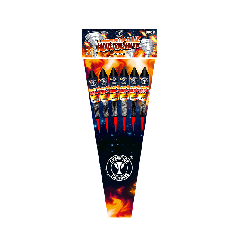 27MM Rocket Fireworks 6 Pacáiste