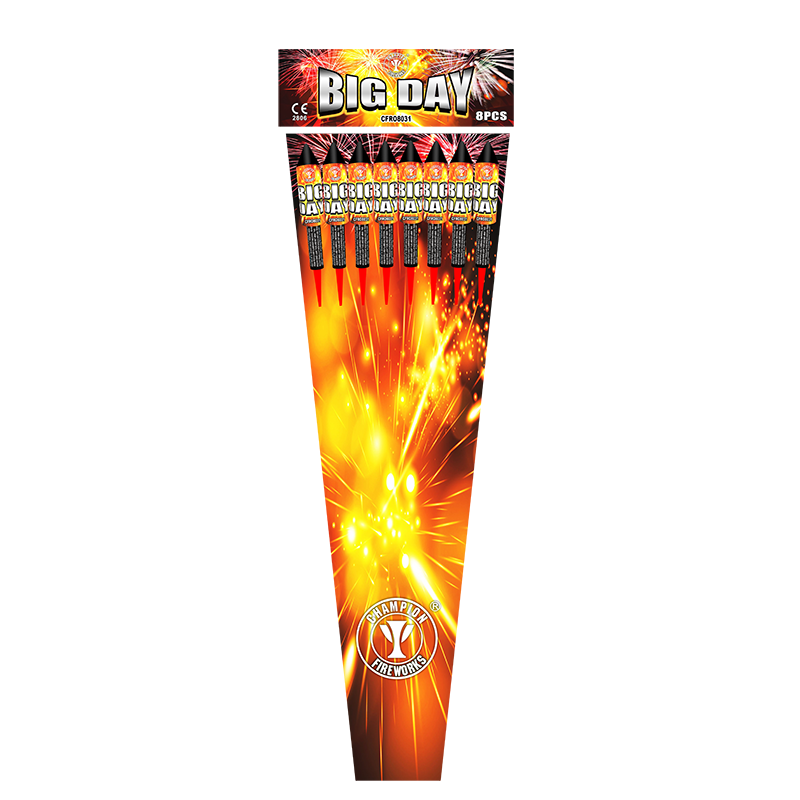 25MM Rocket Firework 8 Pacáiste