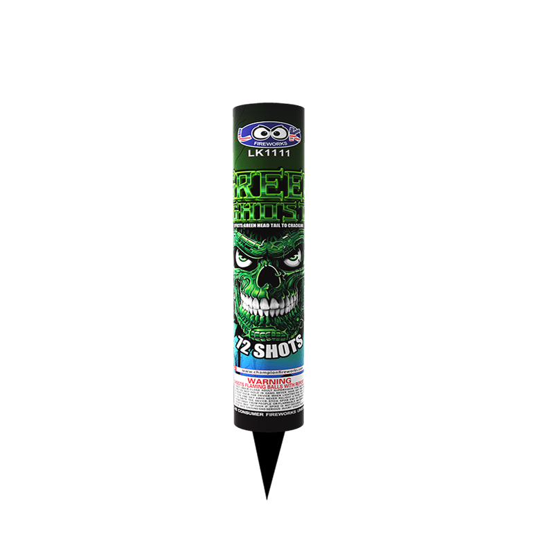 LK1111 Green Ghost Candle 72 Shots