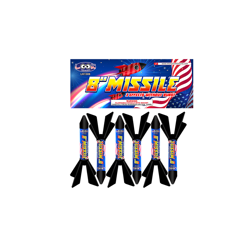 LK1306 8" Li-Missile Fireworks