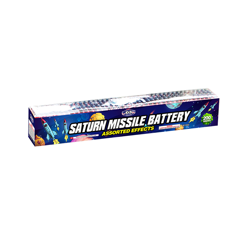 LK1302 Saturn Missiles Fireworks 200 Tiri